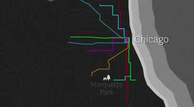 I want to use Marquette Park
which is several blocks away
from my office - Mighty Ira