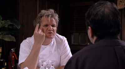 I want you to go
in the kitchen - Kitchen Nightmares