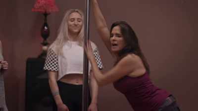 I want you to think of the pole - Strip Down, Rise Up
