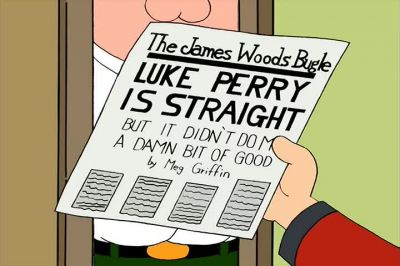 I wanted to give you a copy
of my daughter's article. - Family Guy