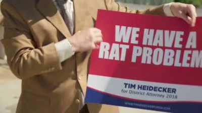 I wanted it to say, "Houston,
we have a rat problem," - Mister America