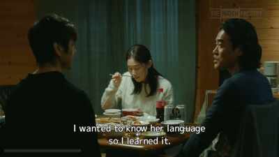I wanted to know her language
so I learned it. - Drive My Car