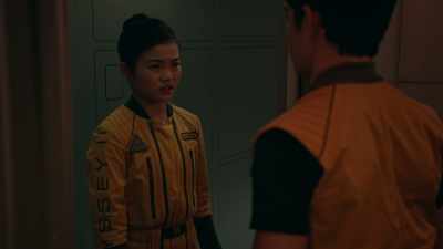 I wanted to talk to you
about, um, earlier. - The Astronauts