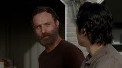 I was thinking about that guy in the storage container. - The Walking Dead