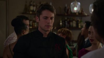 I was, uh, taking a break outside.
The kitchen is too hot. - Emily in Paris