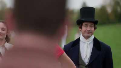 I wasn't actually
speaking to you - Paging Mr. Darcy