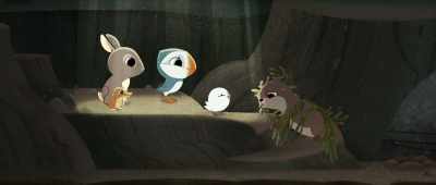I wasn't scared, I wasn't scared
at all, of course. - Puffin Rock and the New Friends