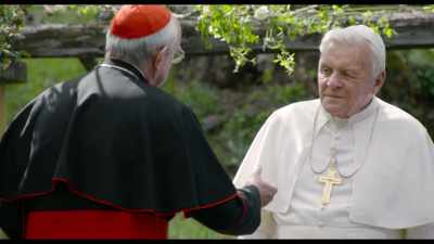 I wasn't the student you were,
Holy Father. - The Two Popes
