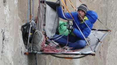 I watched him
go into the section - The Dawn Wall
