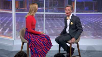 -I was watching. It was--
-I'm sorry. I was just thinking about-- - Bill Nye Saves the World