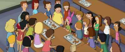 I went down
to the sinkhole at night, - The Bob's Burgers Movie