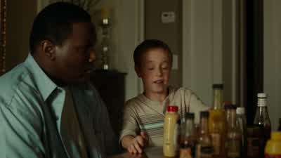 Now I'll be the running back and you show me what you're supposed to doReady HikeYou'll block him He'll hit him Quarterback'll hand it offHe gets the ball and he takes offOpen lane to the end zone All there is to itWhat's going on hereBlended spice just - The Blind Side