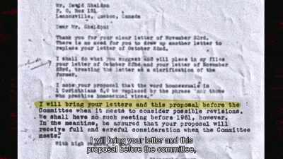 I will bring your letter and this
proposal before the committee - 1946: The Mistranslation That Shifted Culture