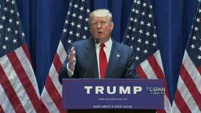 - I will build a great, great
wall on our southern border, - The Accidental President