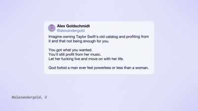 I will fix this for her." - Taylor Swift vs Scooter Braun: Bad Blood