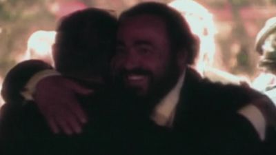 I will I will not exist if I don't trust people - Pavarotti