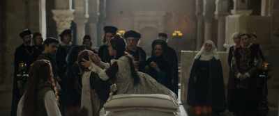 I will kiss thy lips. Haply some poison
yet doth remain on them. - Rosaline