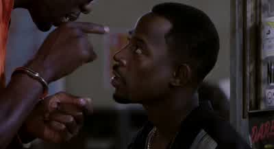 You don't sit your lanky ass down bottom lineI will knock you the fuck out What's wrong with you - Bad Boys