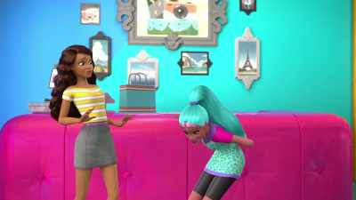 I will let you know
if I see anyone - Barbie: A Touch of Magic