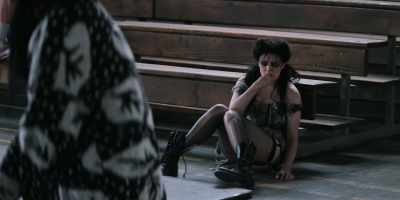 I will lock you up
with my completely covered legs - GLOW