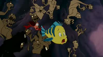 Now here's the dealI will make you a potion that will turn you into a human for three daysGot that Three daysNow listen this is importantBefore the sun sets on the third dayyou've got to get dear old princie to fall in love with youThat is he's got to - The Little Mermaid