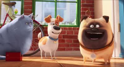 I will never eat a pill like that againUnless it's covered in peanut butterBecause I mean come on Right It's peanut butter - The Secret Life of Pets