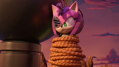 I will not! I was programmed
by The Chaos Council - Sonic Prime