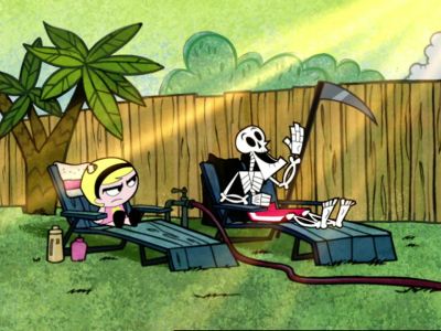 - I WILL NOW PERFORM
A PERFECT SWAN DIVEY. - The Grim Adventures of Billy and Mandy