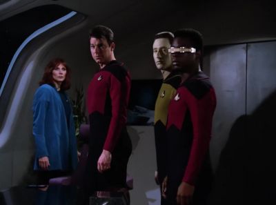 I will remain on the ship. - Star Trek: The Next Generation
