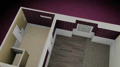 I will start
to add some personality using wallpaper, - How To Build a Sex Room