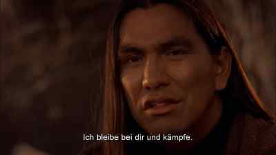 I will stay with you and fight. - Geronimo: An American Legend