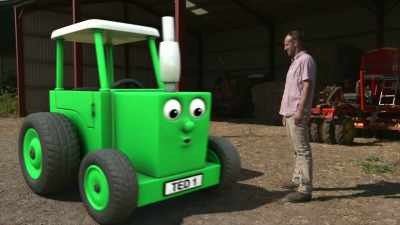 I wish I had a buck rake,
I could push and push. - Tractor Ted