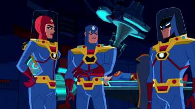 I wish I could bring you
along, Red Tornado, - Justice League Action