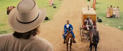 It's against the law for niggers to ride horses in this territoryThis is my valet My valet does not walkI said niggers on horses His name is DjangoHe's a free manHe can ride what he pleasesNot on my propertyNot around my niggers he can'tMy good sirperhaps - Django Unchained