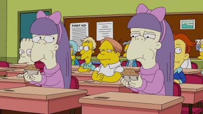 WOMAN: A simple school teacher - The Simpsons