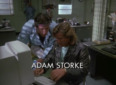 (WOMAN CHATTERING ON PA) - Miami Vice