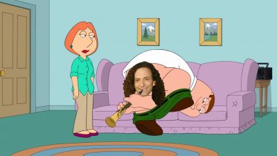I wonder if Cleveland's
gonna want his sax back. - Family Guy