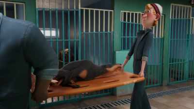 I wonder how he ended up in that state. - I do not know. - The Queen's Corgi