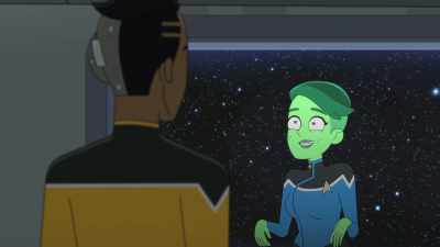 I wonder
if it's gonna make a sound - Star Trek: Lower Decks