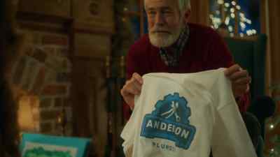 I wonder if this still fits.
-[both laugh] - A Novel Christmas