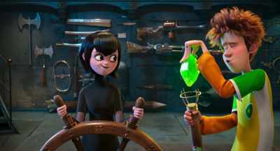 I wonder if Van Helsing
can adjust this thing - Hotel Transylvania: Transformania