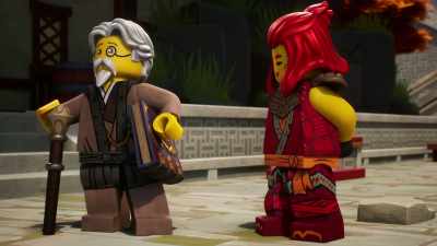 I wonder what could have caused
that brick to fall like that. - LEGO Ninjago: Dragons Rising