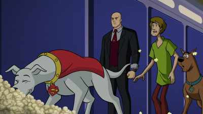 I wonder who's been
feeding him. - Scooby-Doo! and Krypto, Too!