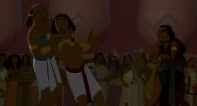 I won't be given to anyoneEspecially an arrogant pampered palace bratCHUCKLES Are you gonna let her talk to you like thatTZIPPORAH GRUNTS You will show the proper respectfor a Prince of EgyptBut I am showing you all the respect you deserve NoneNo WaitBe - The Prince of Egypt