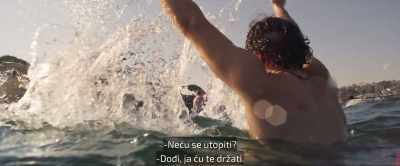 -I won't drown, right?
-Come here, I'll hold you. - Paper Lives