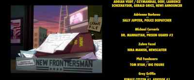 I won't have Russian
spoken in this office, - Watchmen: Chapter II