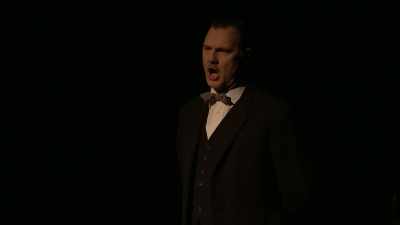 I won't, lad. I've no comment - National Theatre Live: Hangmen