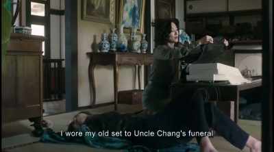 I wore my old set to Uncle Chang's funeral - The Bold, the Corrupt and the Beautiful