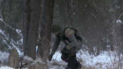 I would be
hunkered down like this. - Life Below Zero: Next Generation
