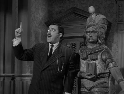 I would estimate a five-knot breeze
from the direction - The Addams Family